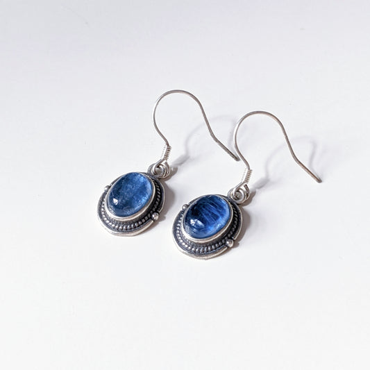 [MEKY01] Kyanite Silver Earrings 藍晶銀耳環