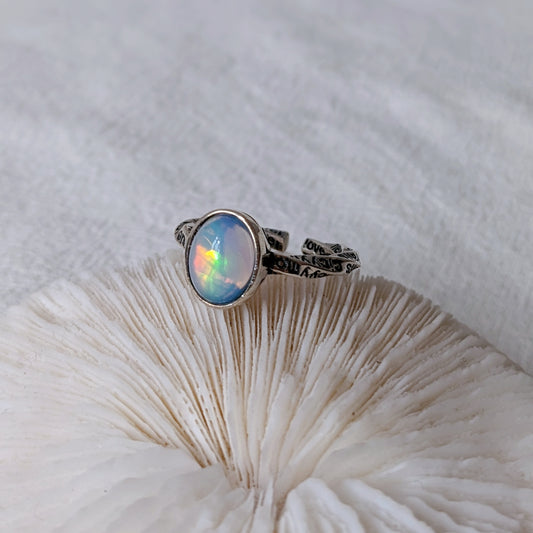 [MROP03] Opal Silver Ring 澳寶石銀戒指