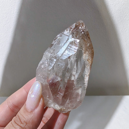 [QT02] Himalayan Quartz with Goethite (Self Healed Quartz), Pakistan