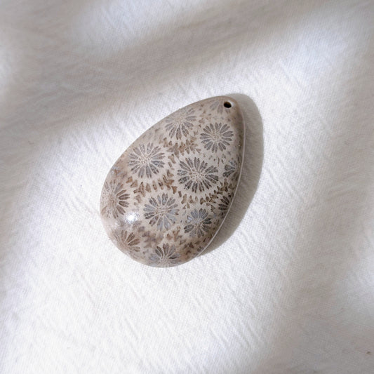 [PEFC01] Fossil Coral Pendant