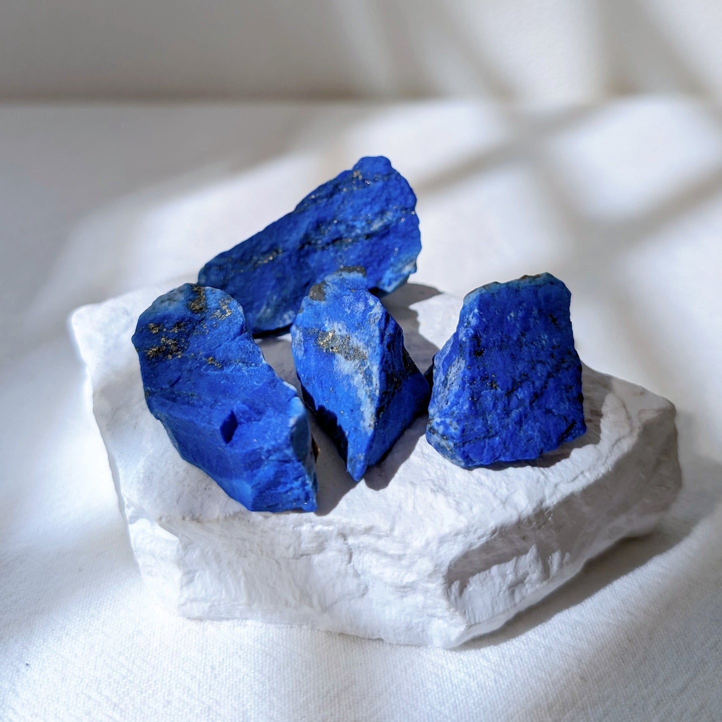 Premium Quality Raw Lapis Lazuli 老礦青花紋青金石原石