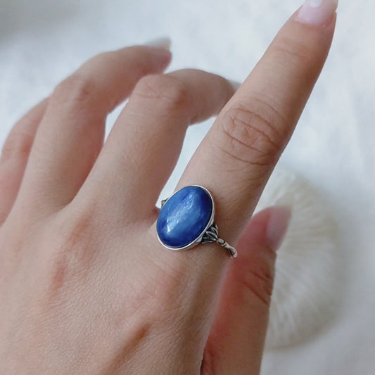 [MRKY01] Kyanite Silver Ring 藍晶銀戒指