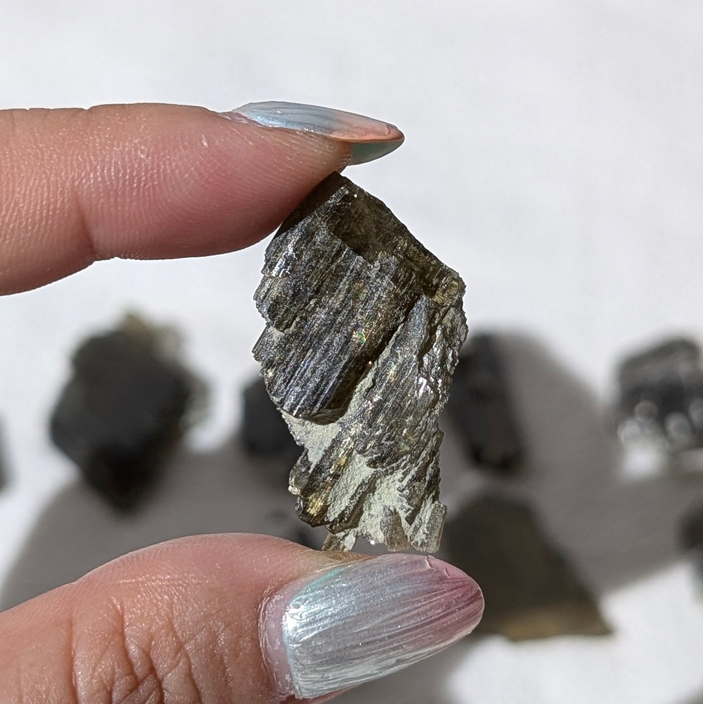 Gemmy Epidote 15pcs lot, Pakistan 高品綠簾石