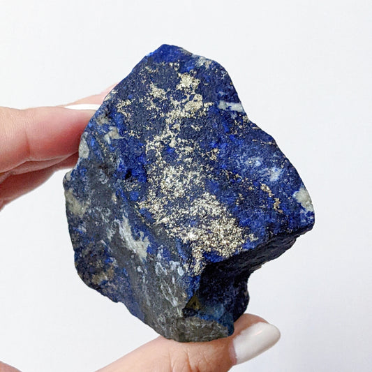 [LL05] High Quality Raw Lapis Lazuli 老礦青花紋青金石原石