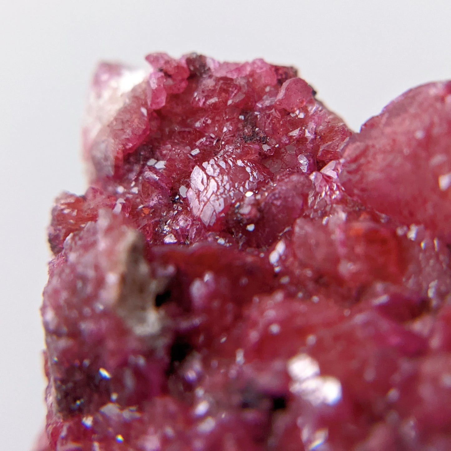 [CC02] Burgundy Cobaltocalcite with Malachite and Calcite, Congo