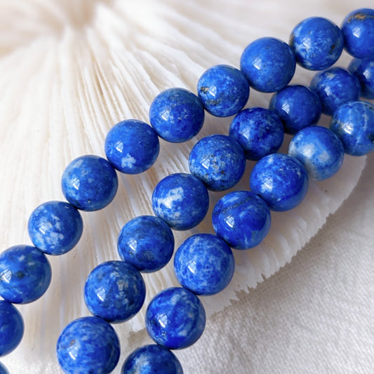 [MBLL15] Lapis Lazuli Mala 108beads 老礦青花紋青金石108顆珠串