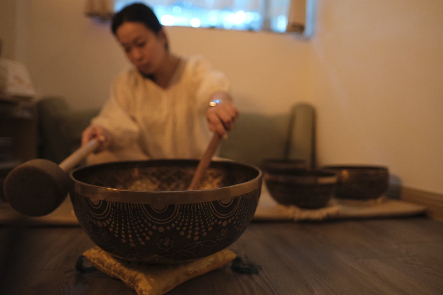 Singing Bowl Therapy Soundbath 1-1 Private Session