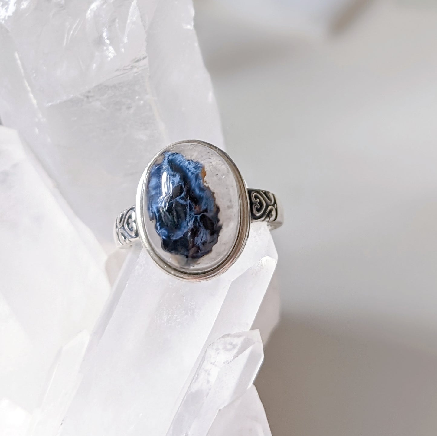 [MRPI01] Pietersite Silver Ring 高品玉化彼得石銀戒指