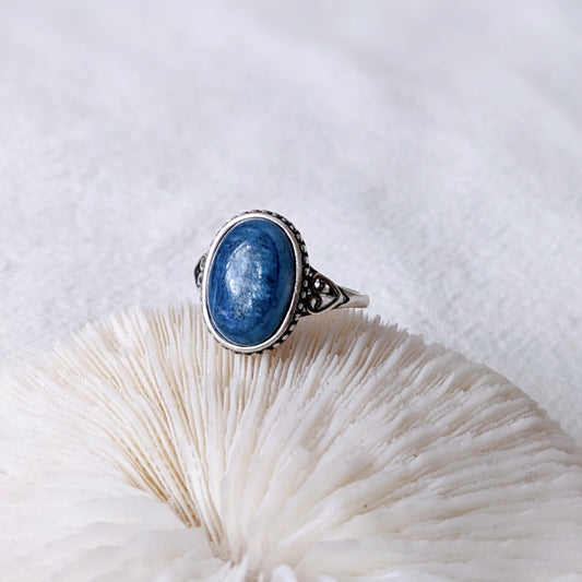 [MRKY02] Kyanite Silver ring 藍晶銀戒指