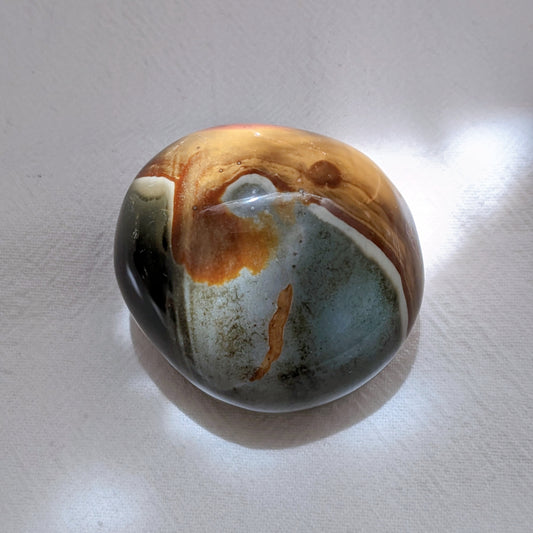 [PJ05] Polychrome Jasper Palm Stone