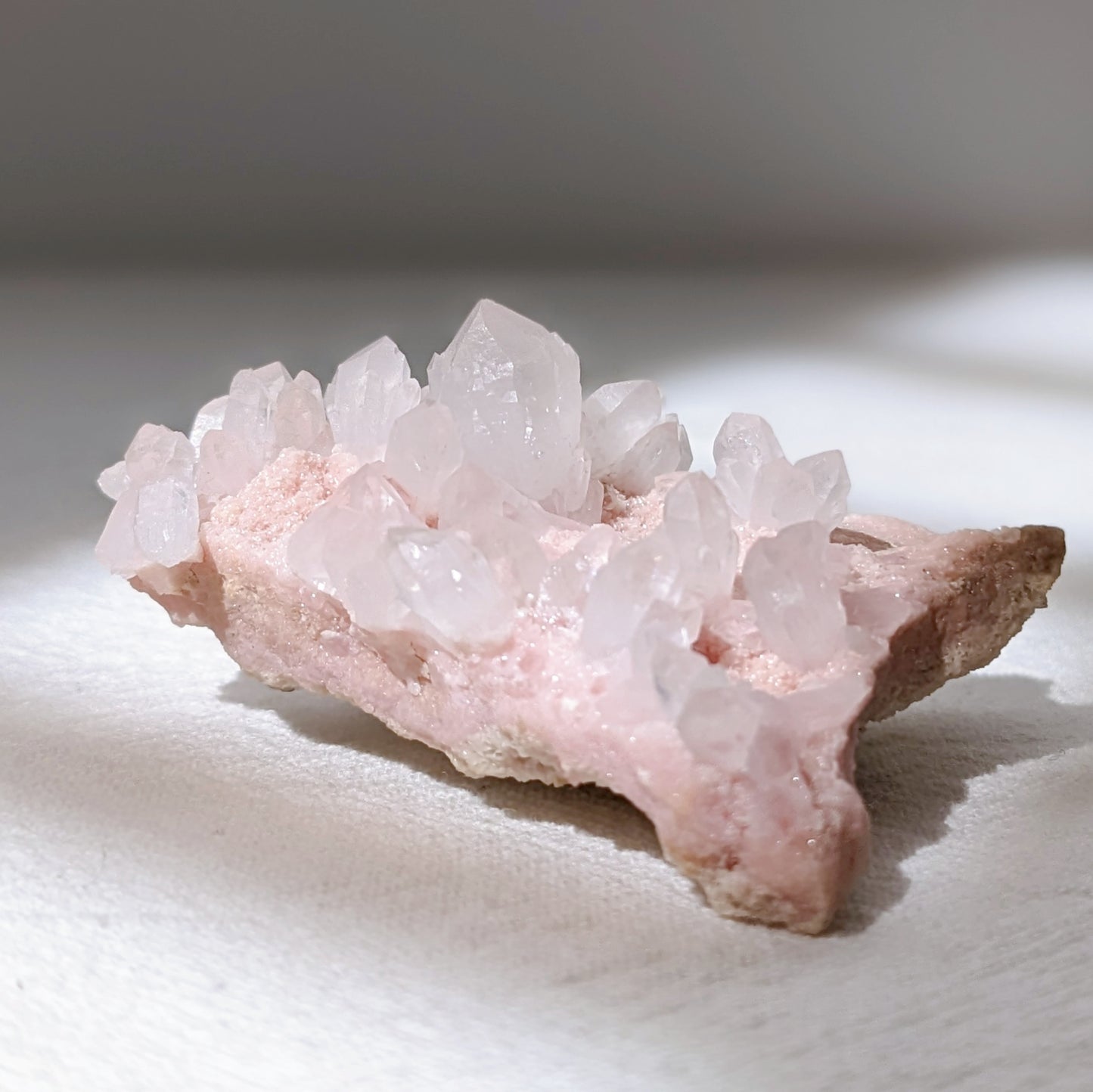 [RH02] Rhodochrosite Specimen with Quartz, Bulgaria