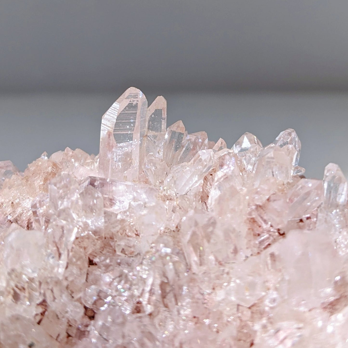 [LE08] Rare Pink Lemurian Cluster Premium Grade (double sided), Colombia