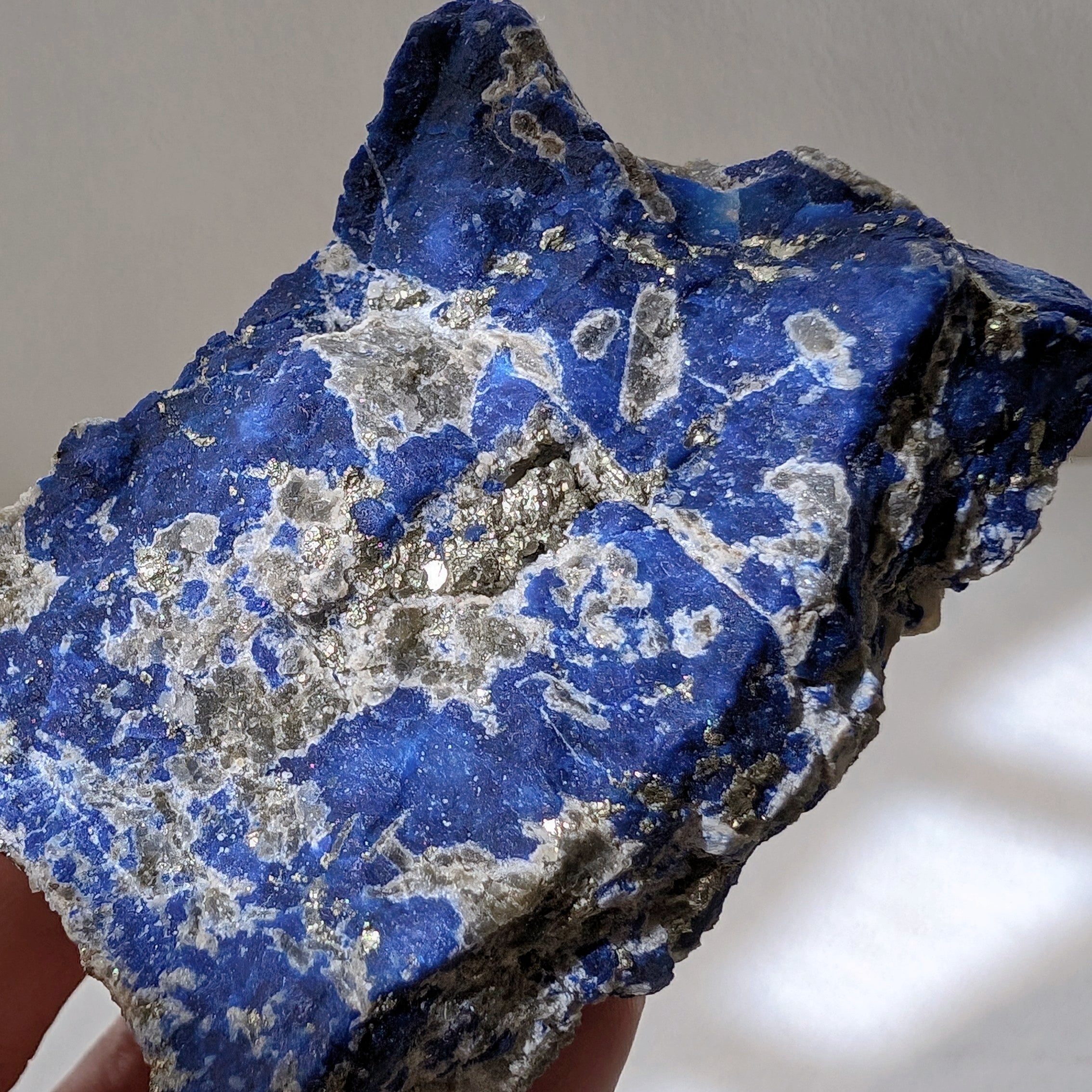 High Quality Raw Lapis Lazuli 老礦青花紋青金石原石– Moonpath