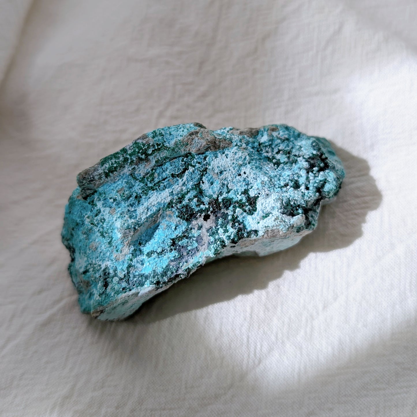 [CY06] Druzy Chrysocolla Malachite and Dioptase, Congo 孔雀礦硅孔雀礦翠銅礦水晶共生