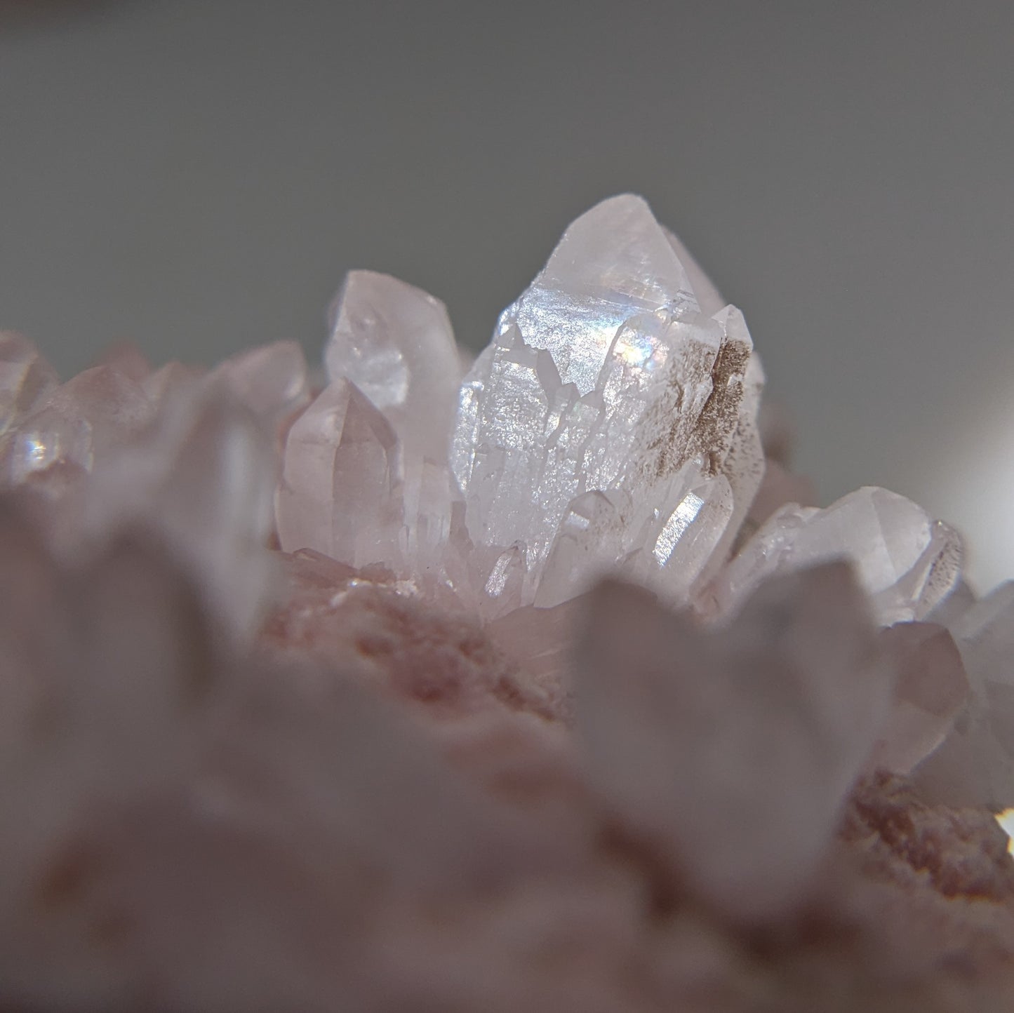 [RH02] Rhodochrosite Specimen with Quartz, Bulgaria