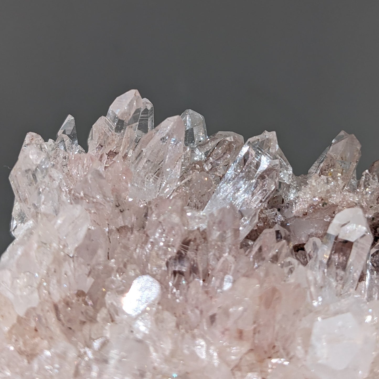 [LE08] Rare Pink Lemurian Cluster Premium Grade (double sided), Colombia