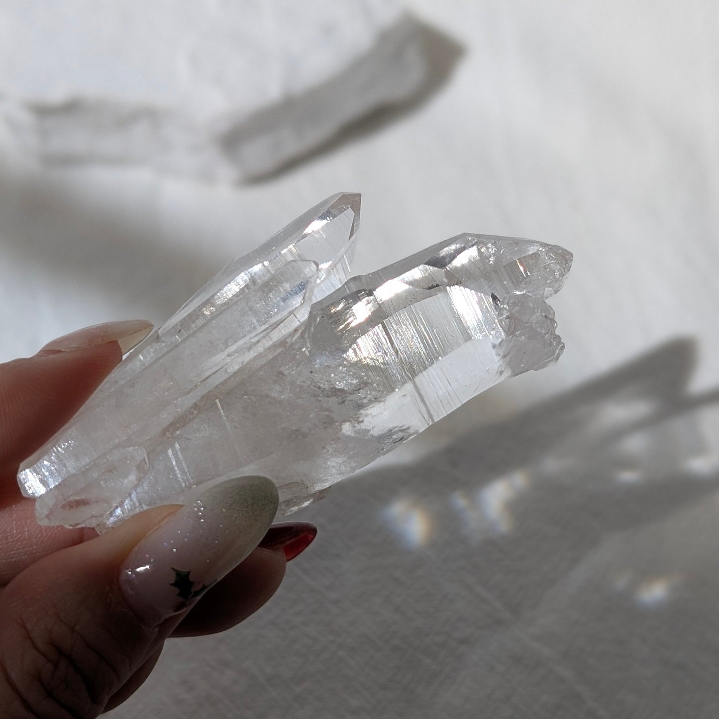 [LE14] High grade Lemurian Seed Quartz(DT+Twin quartz), Colombia