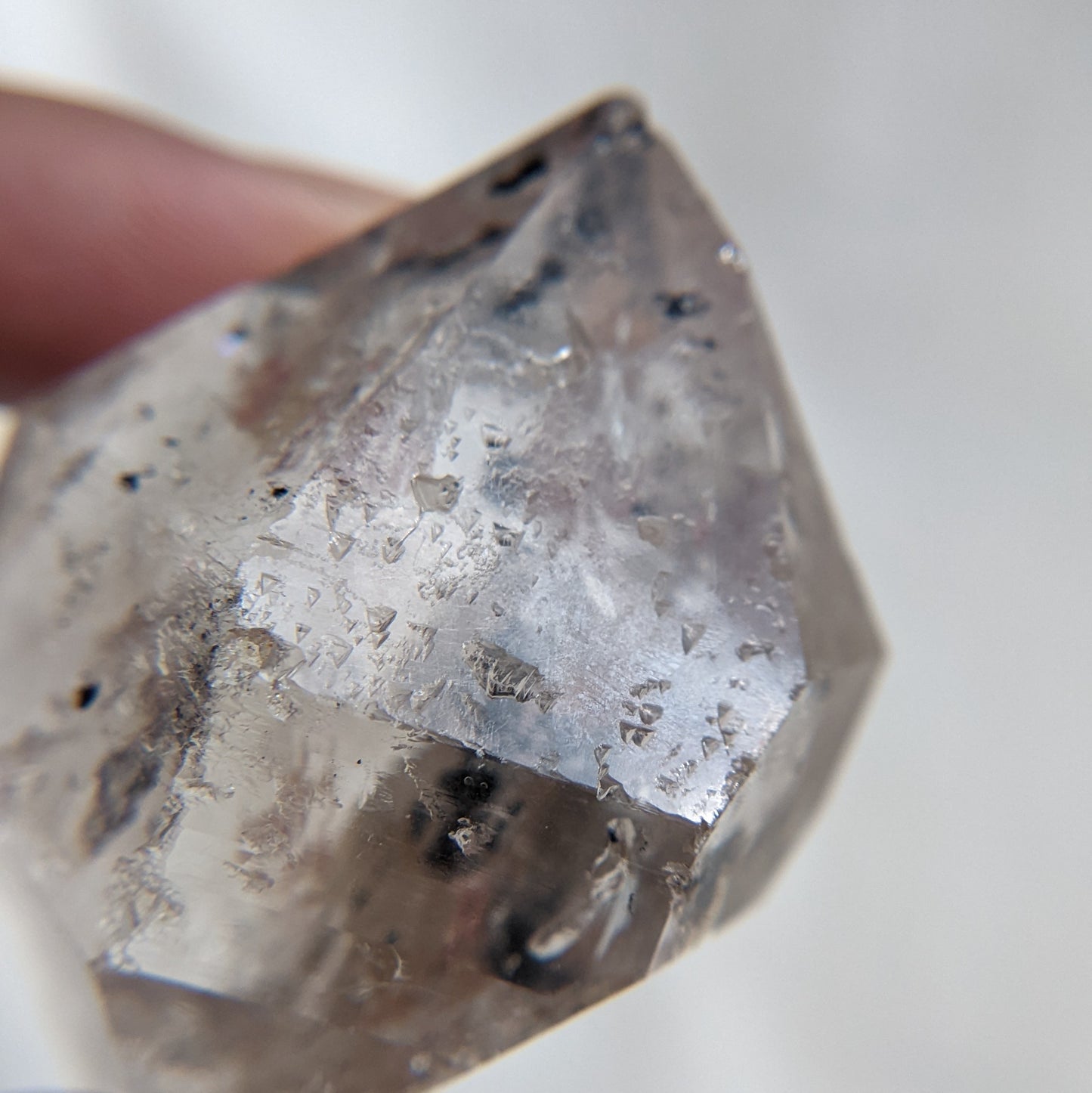 [DT02] High Grade Quicksand Double Terminated Quartz (Trigonic Record Keeper)