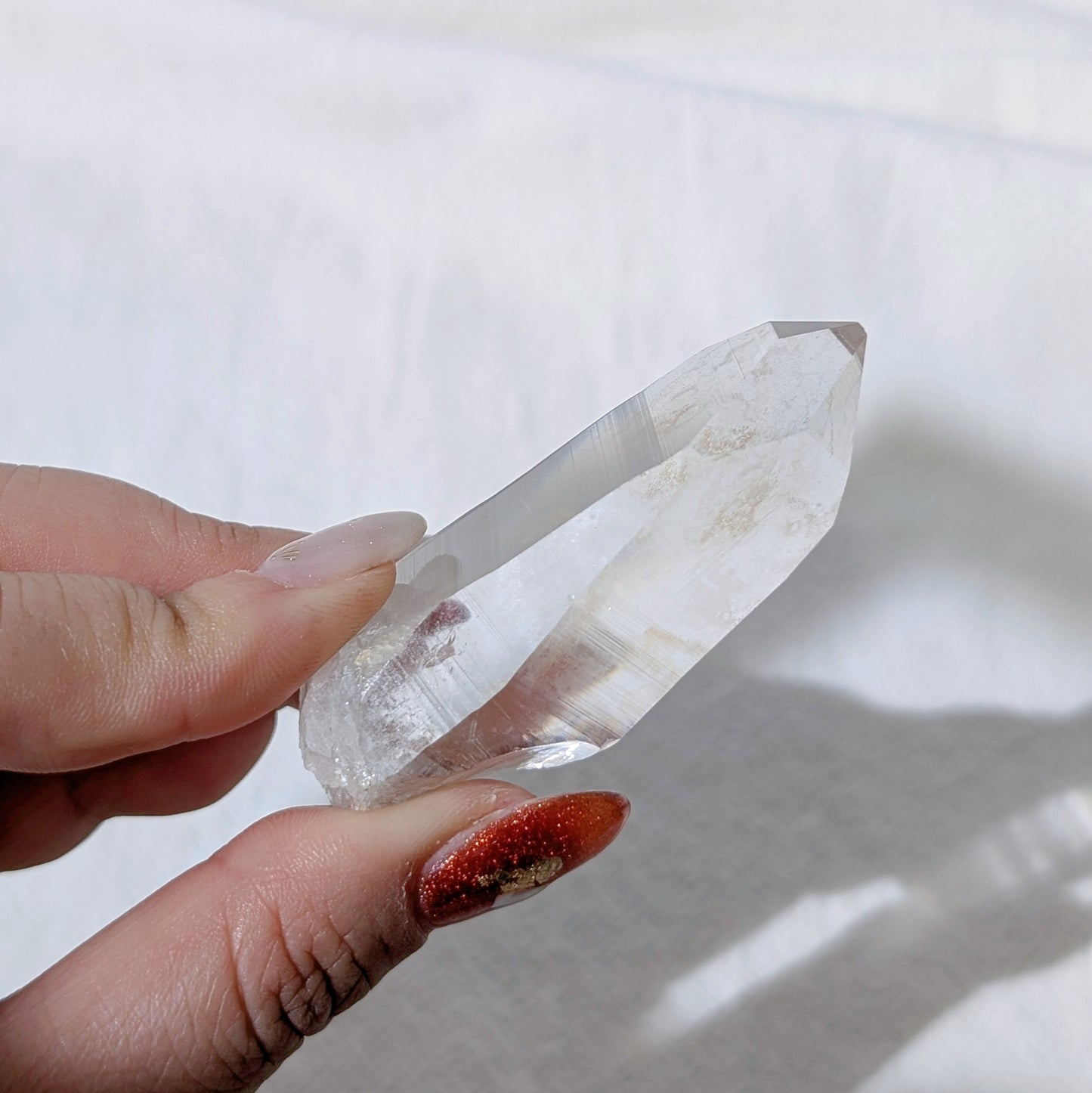 [LE15] High grade Lemurian Seed Quartz (golden healer), Colombia