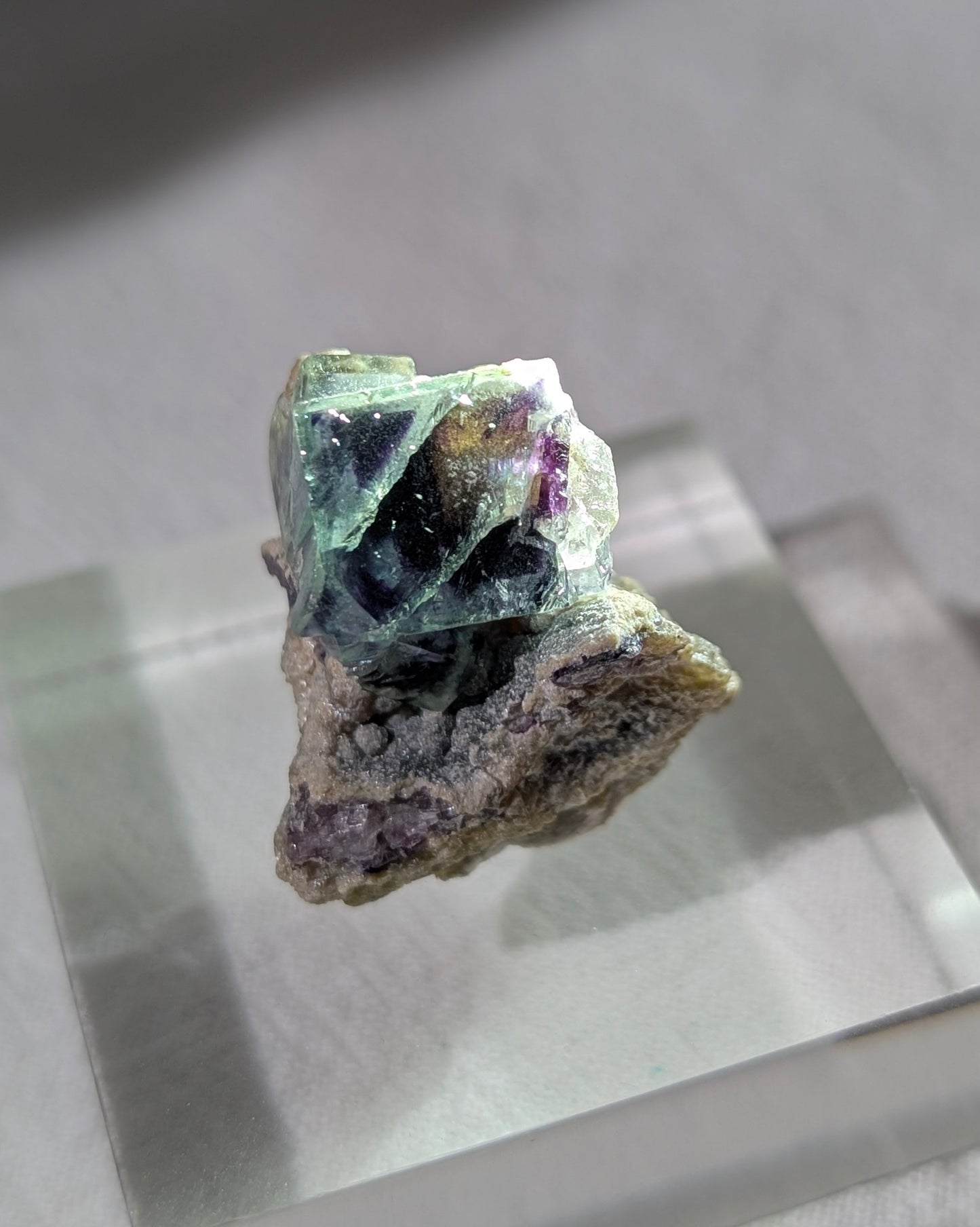 [FL27] Blue & Purple Fluorite mini specimen 瑤崗仙紫藍螢迷你礦標