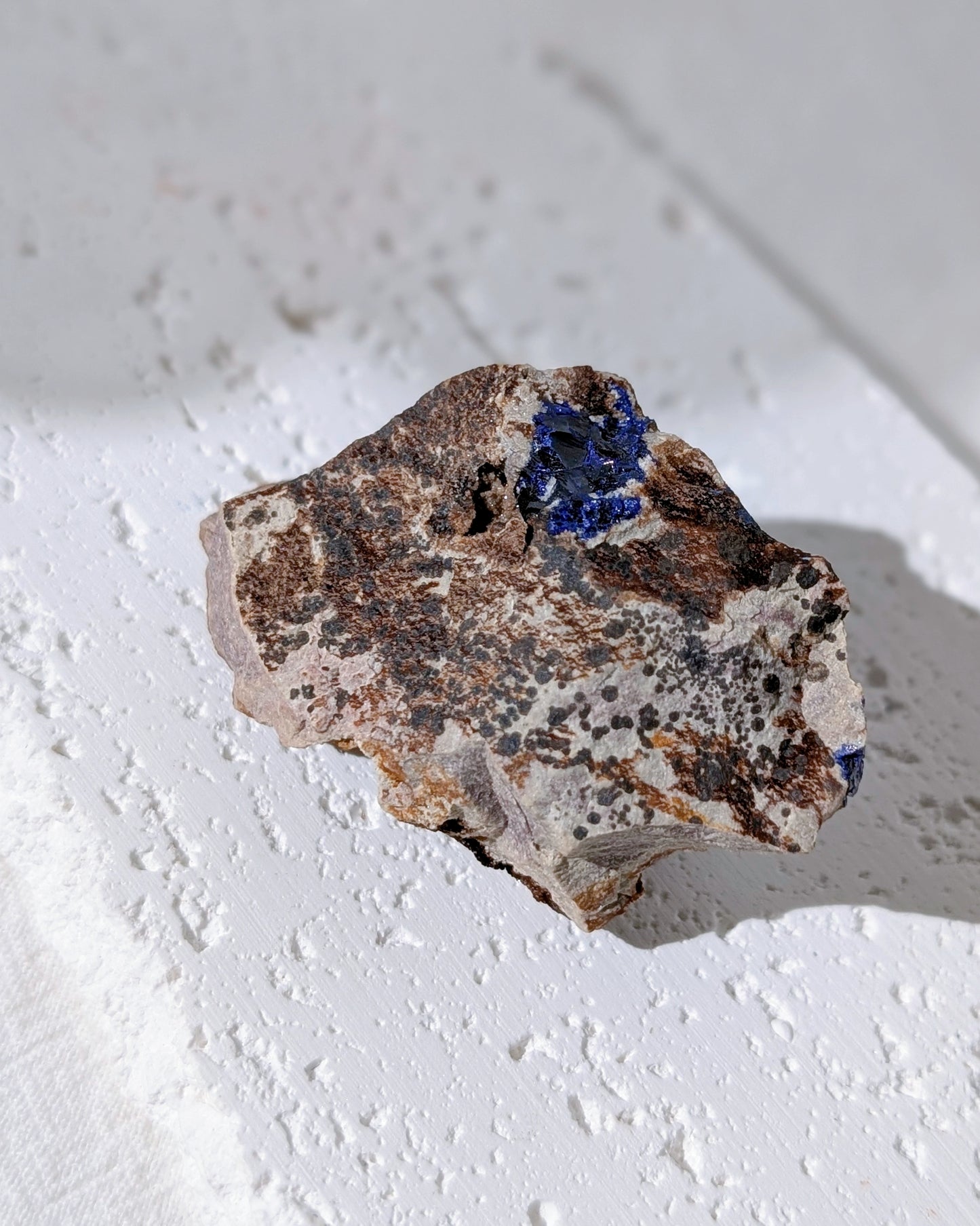 [AZ32] Azurite on matrix, Morocco