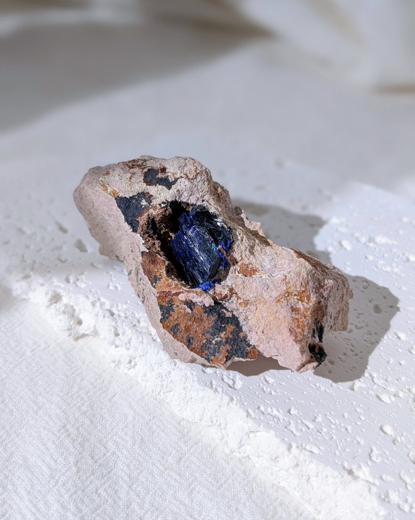 [AZ31] Azurite on matrix, Morocco