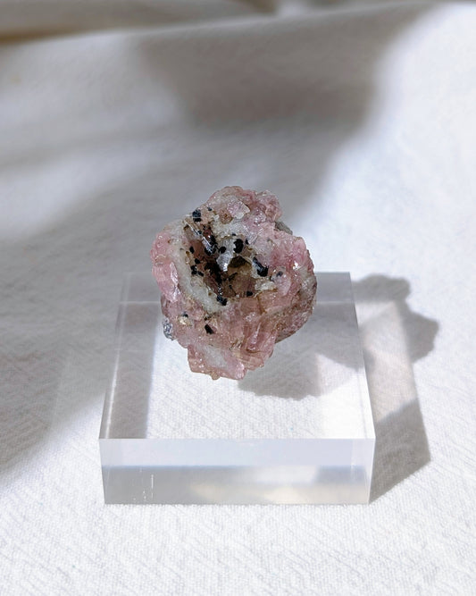 [PT01] Pink & Green Tourmaline mini geode 粉紅碧璽/西瓜碧璽迷你晶洞