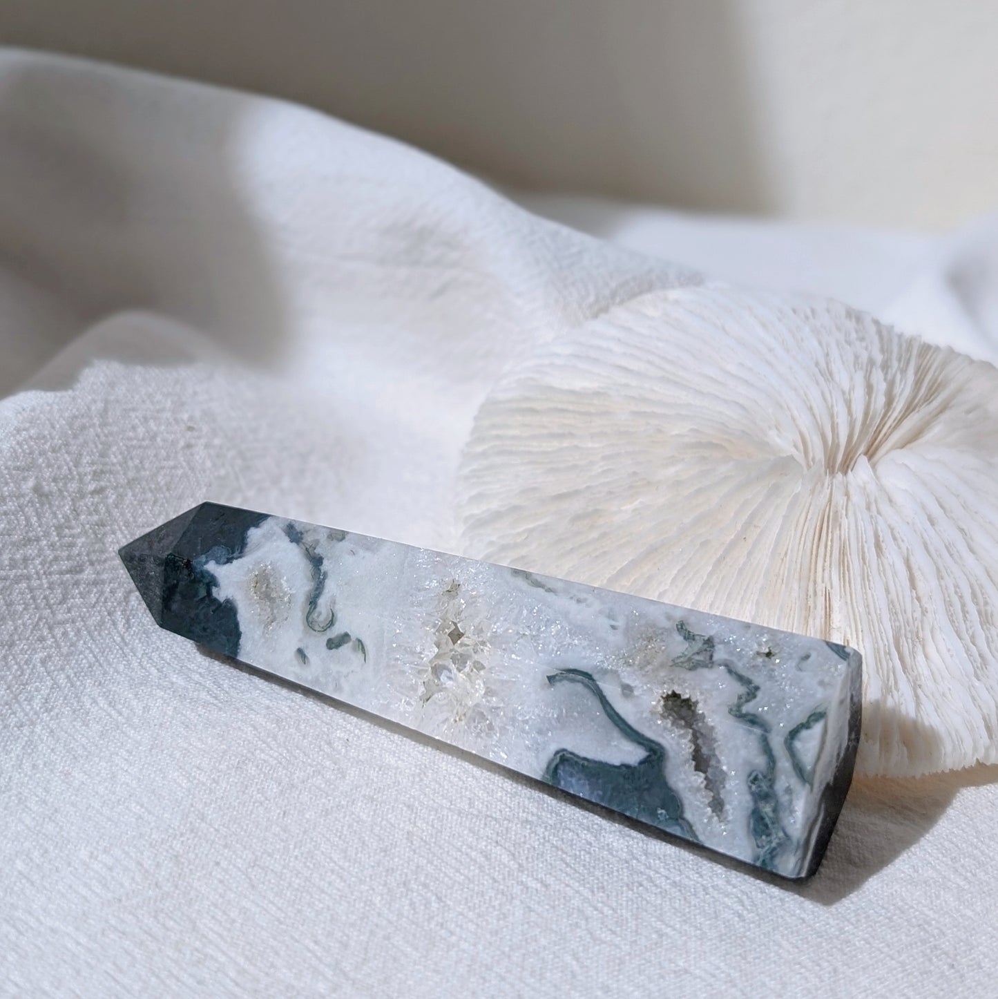 [MOOB02] Moss Agate Obelisk 水草瑪瑙柱