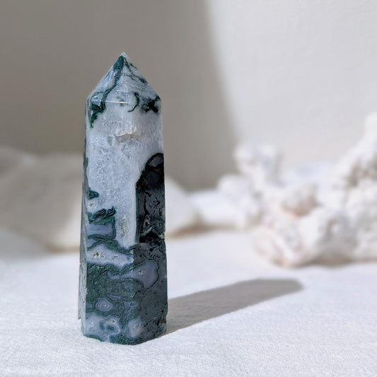 [MOOB03] Moss Agate Obelisk 水草瑪瑙柱