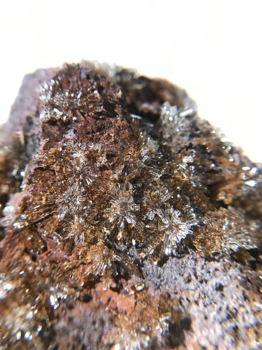 [CR11] Creedite flower on matrix 氟鋁石膏花