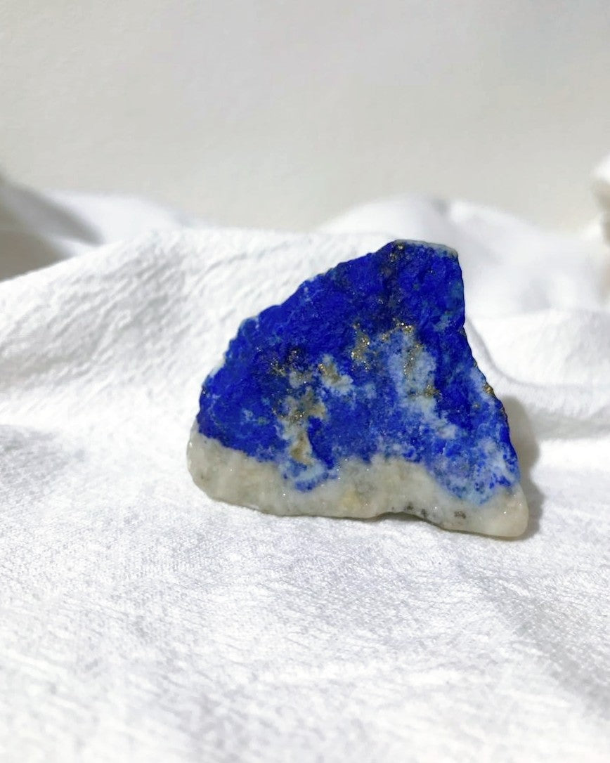[LL14] Premium Quality Raw Lapis Lazuli 老礦青花紋青金石原石