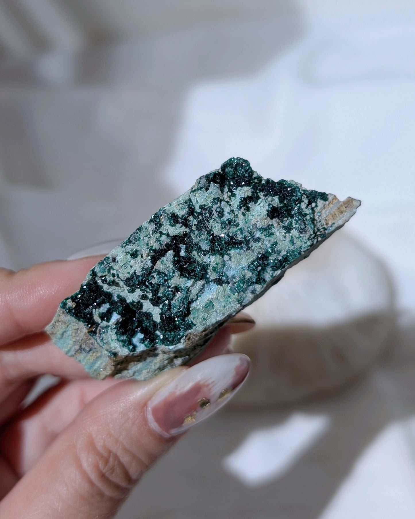 [CY12] Chrysocolla Malachite, Congo 孔雀礦矽孔雀礦