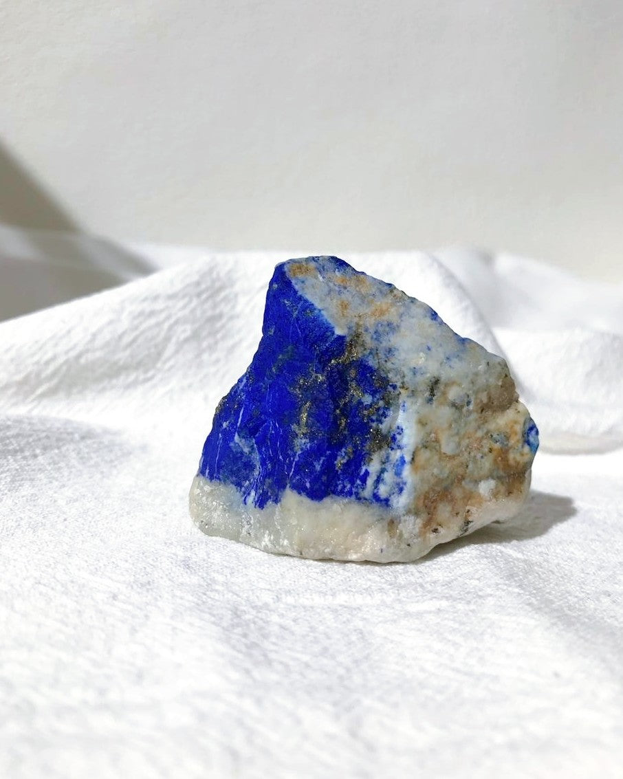 [LL14] Premium Quality Raw Lapis Lazuli 老礦青花紋青金石原石