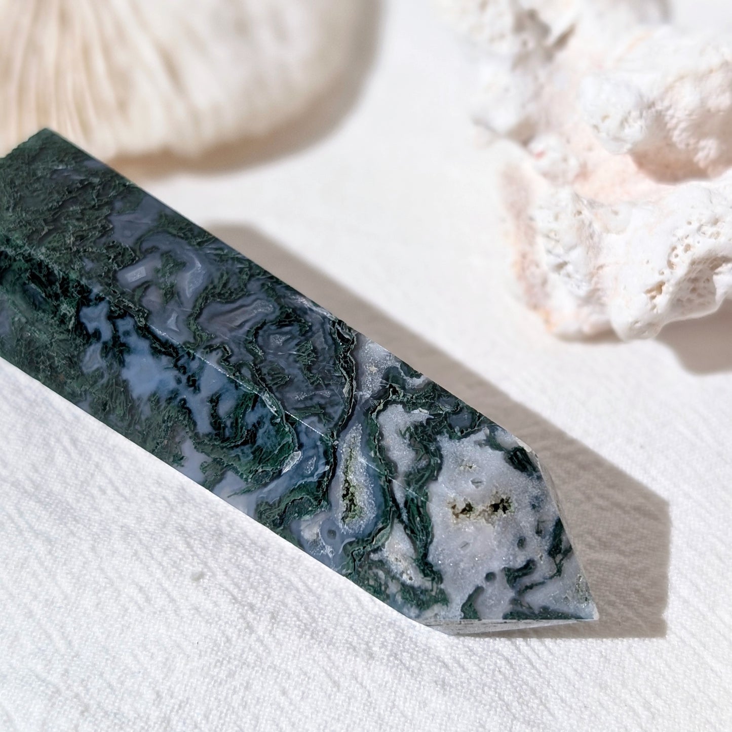 [MOOB03] Moss Agate Obelisk 水草瑪瑙柱