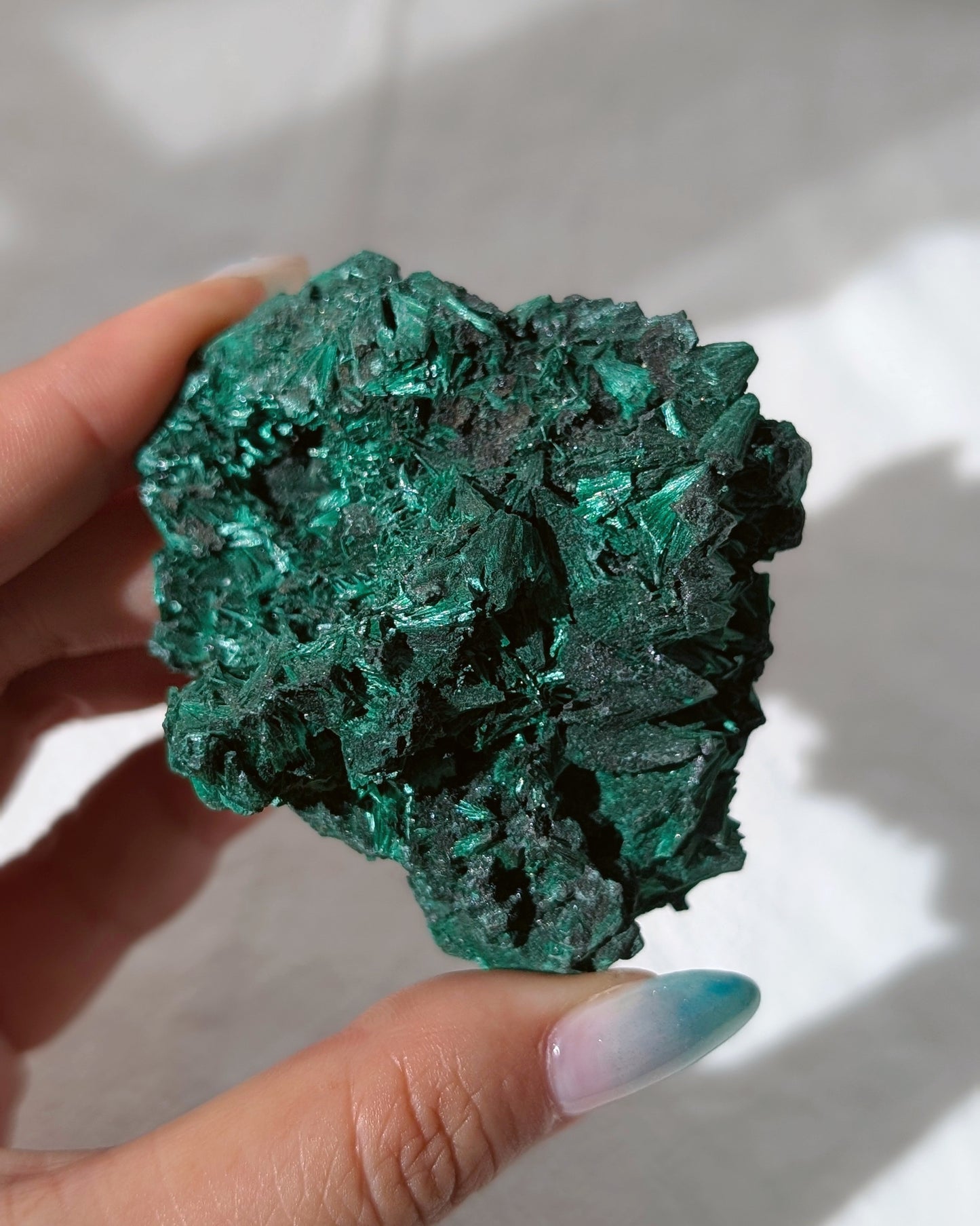 [MA13] High Grade Fibrous Malachite from Congo