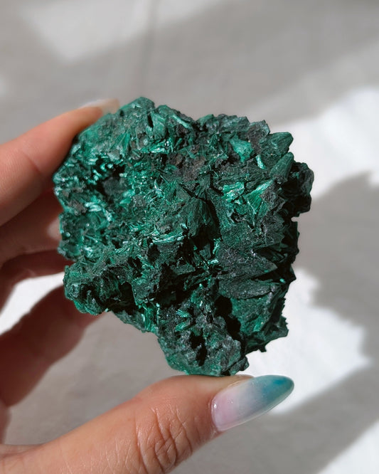 [MA13] High Grade Fibrous Malachite from Congo