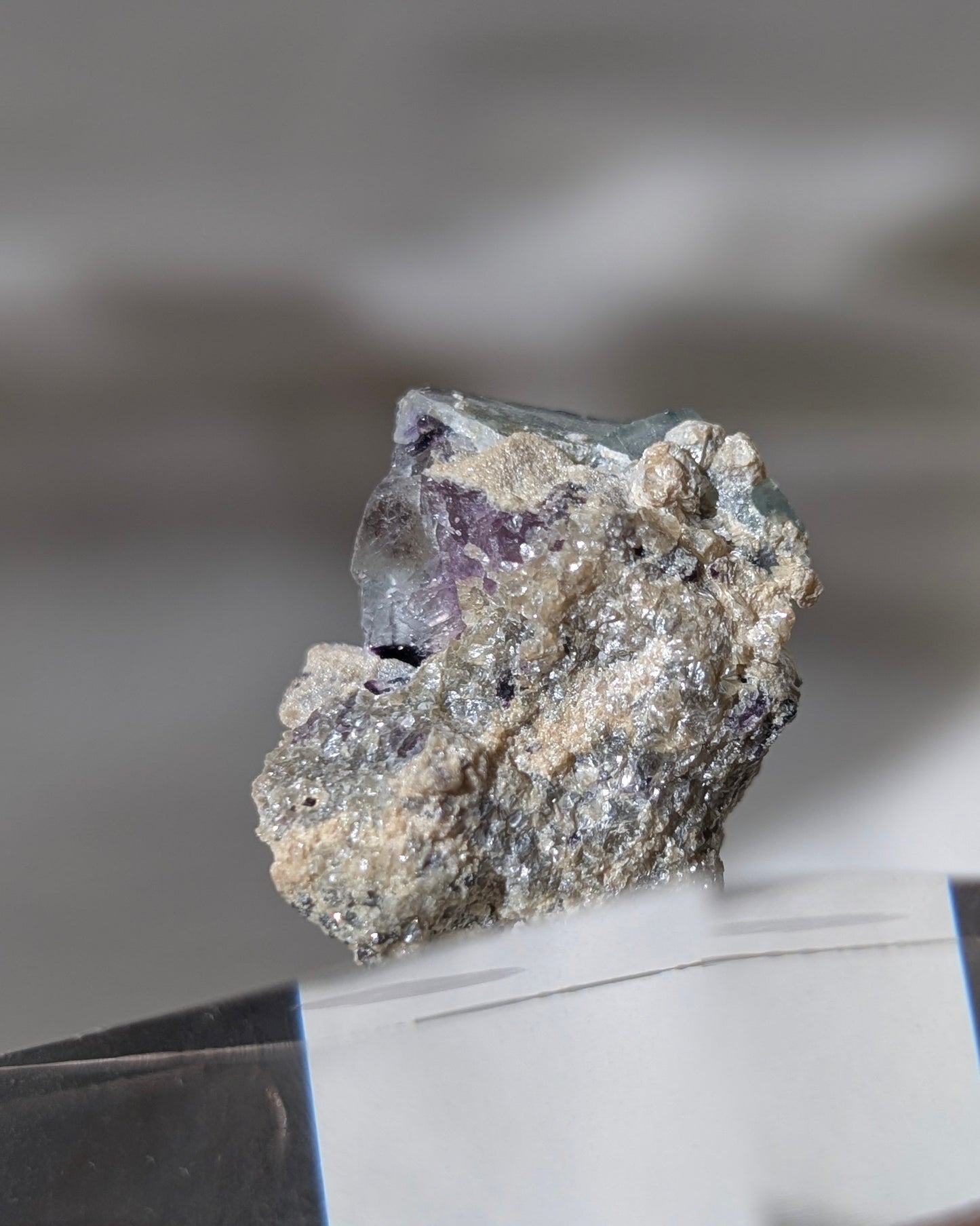 [FL27] Blue & Purple Fluorite mini specimen 瑤崗仙紫藍螢迷你礦標