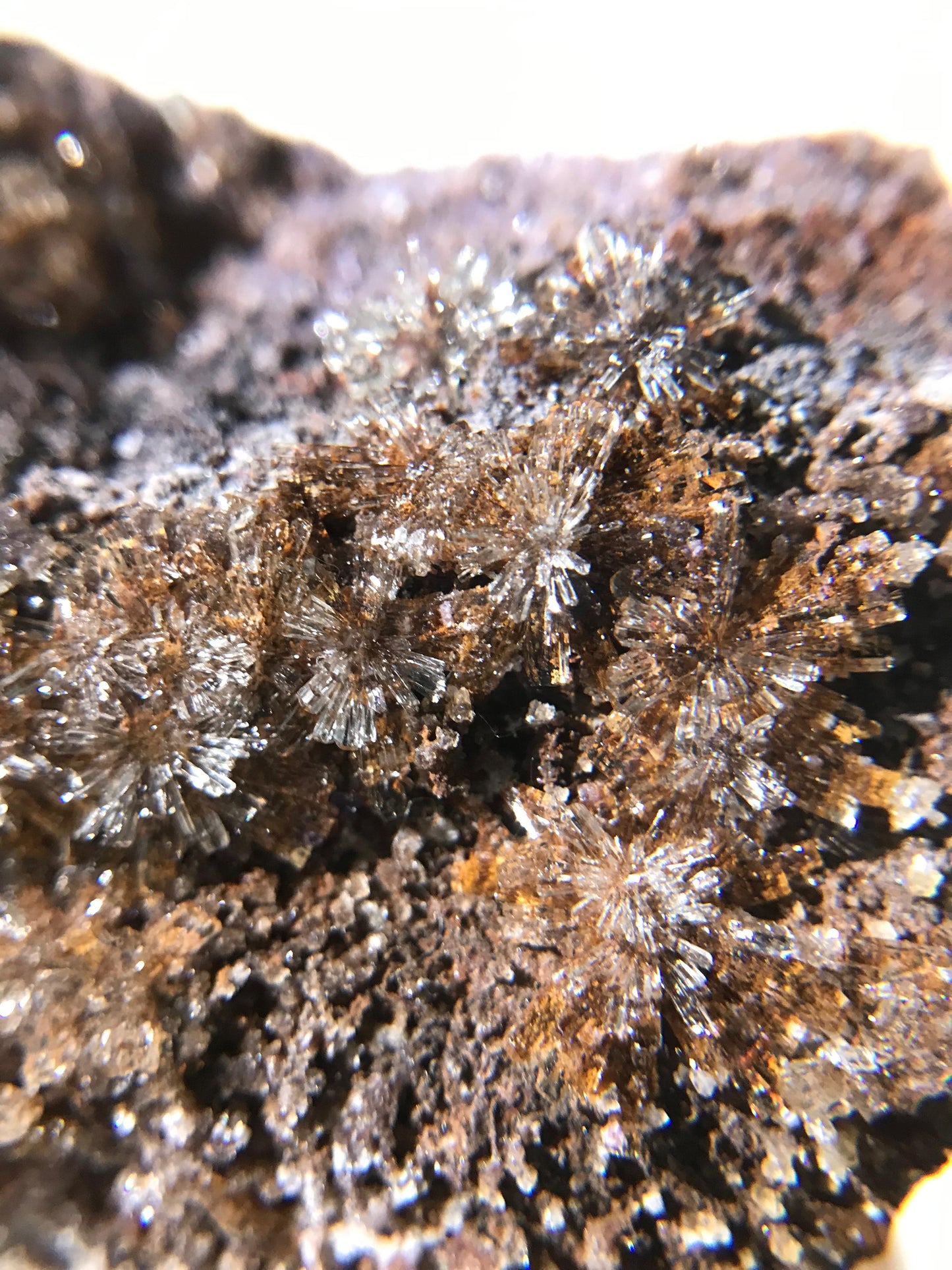 [CR11] Creedite flower on matrix 氟鋁石膏花