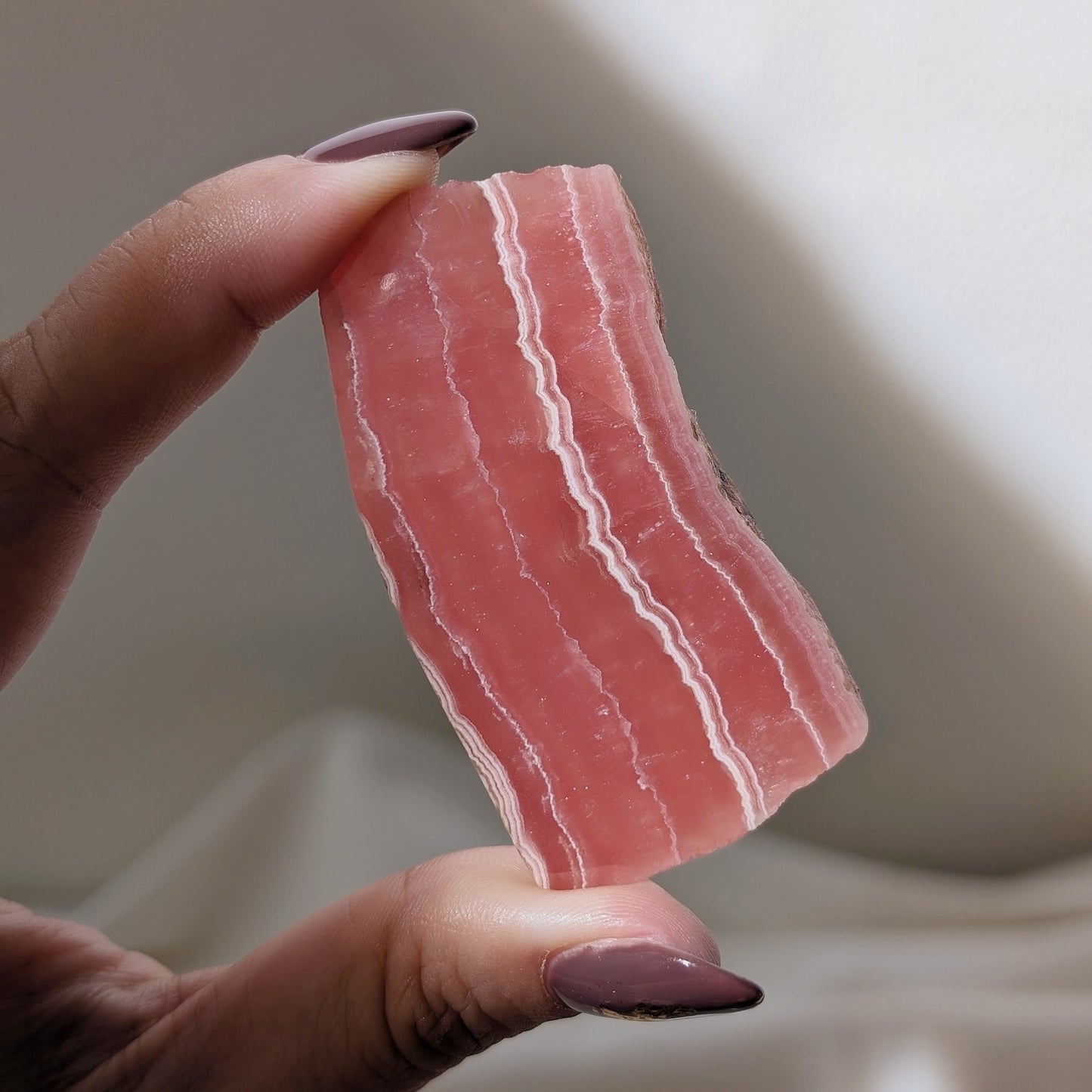 [RH03] Polished Rhodochrosite Slab, Argentina