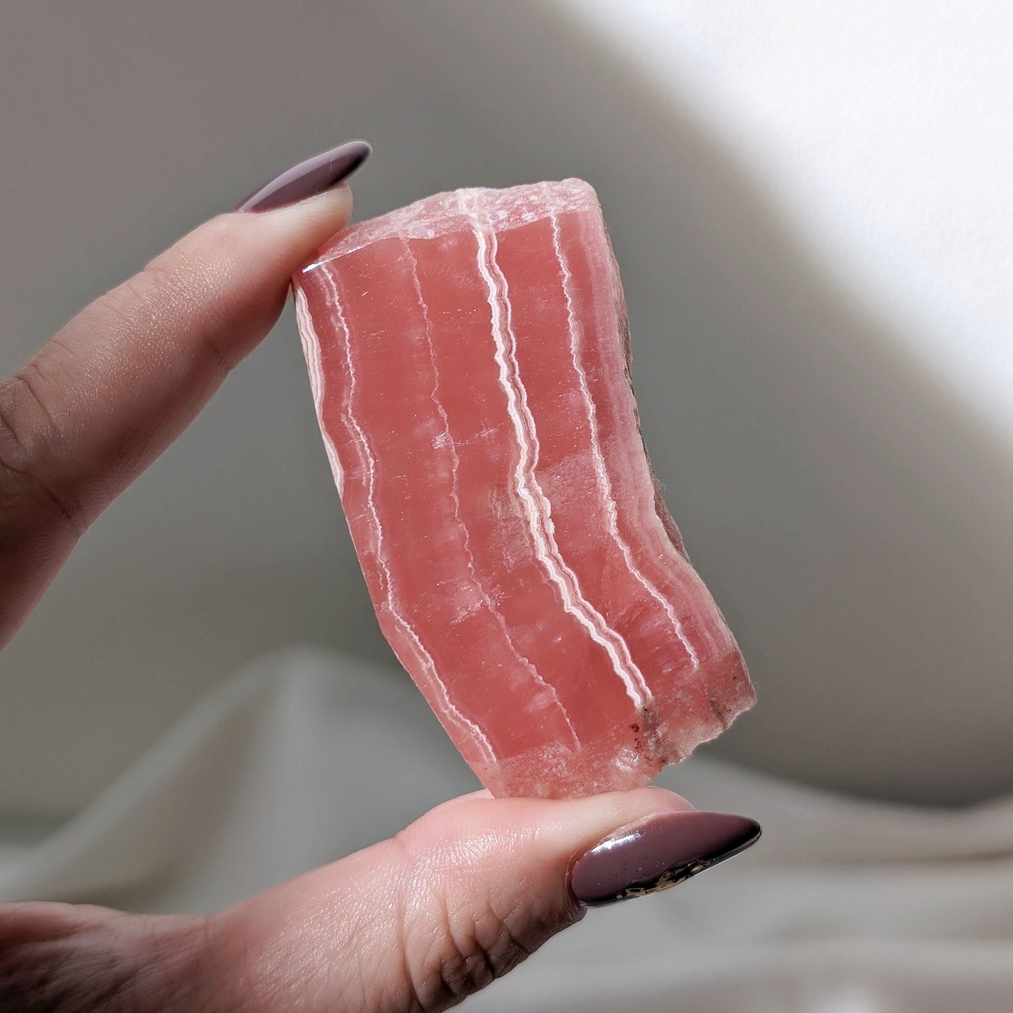 [RH03] Polished Rhodochrosite Slab, Argentina