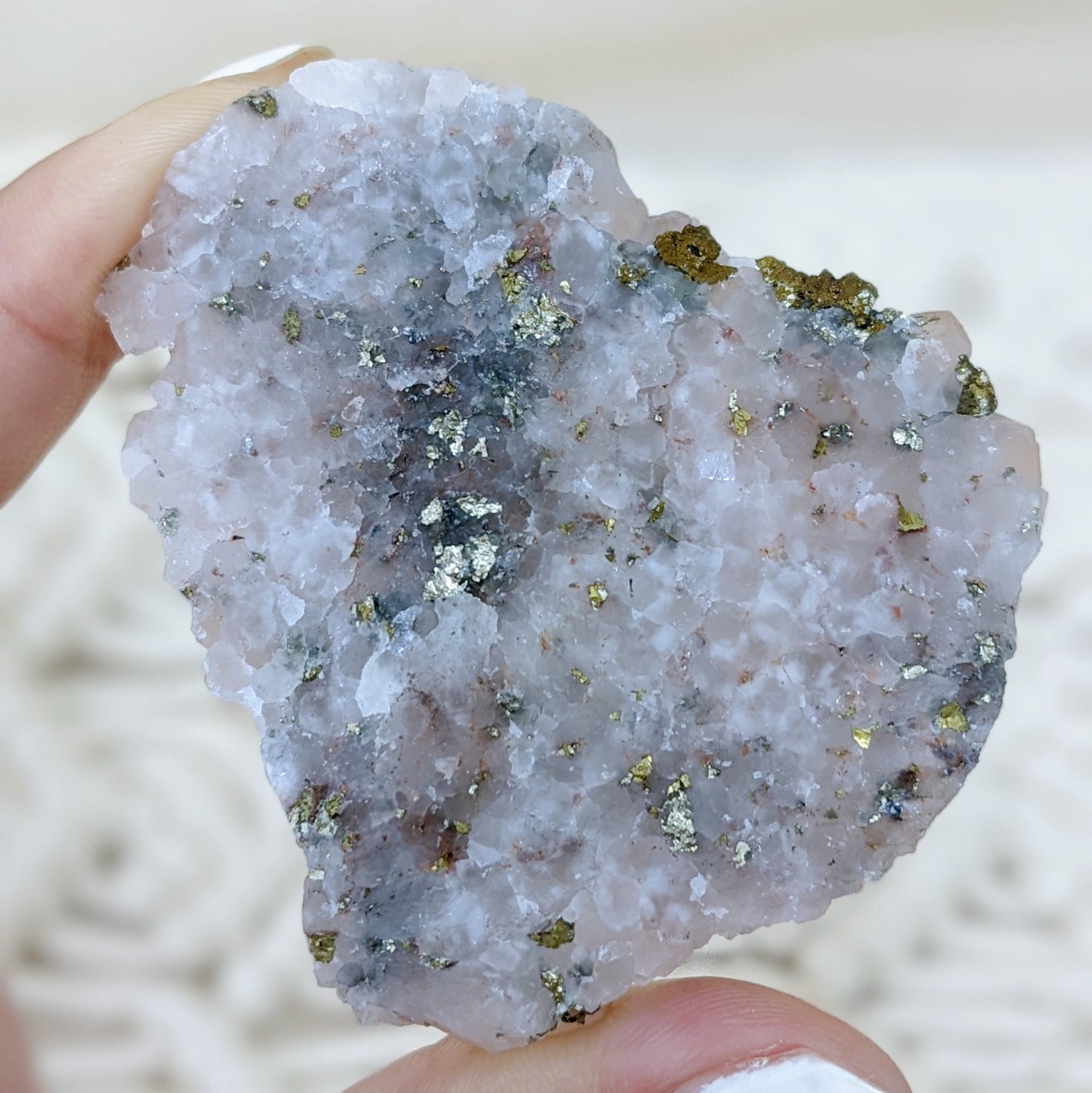 [QZ02] Quartz with Chalcopyrite and Hematite 黃銅礦赤鐵水晶共生