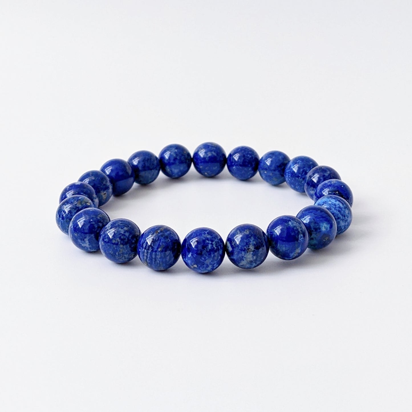 [MBLL07] Lapis Lazuli Beaded Bracelet 老礦青金手串 10mm
