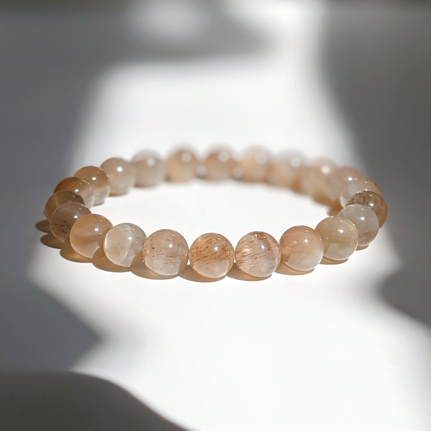 [MBSU02] Sunstone Beaded Bracelet 太陽石手串 9mm