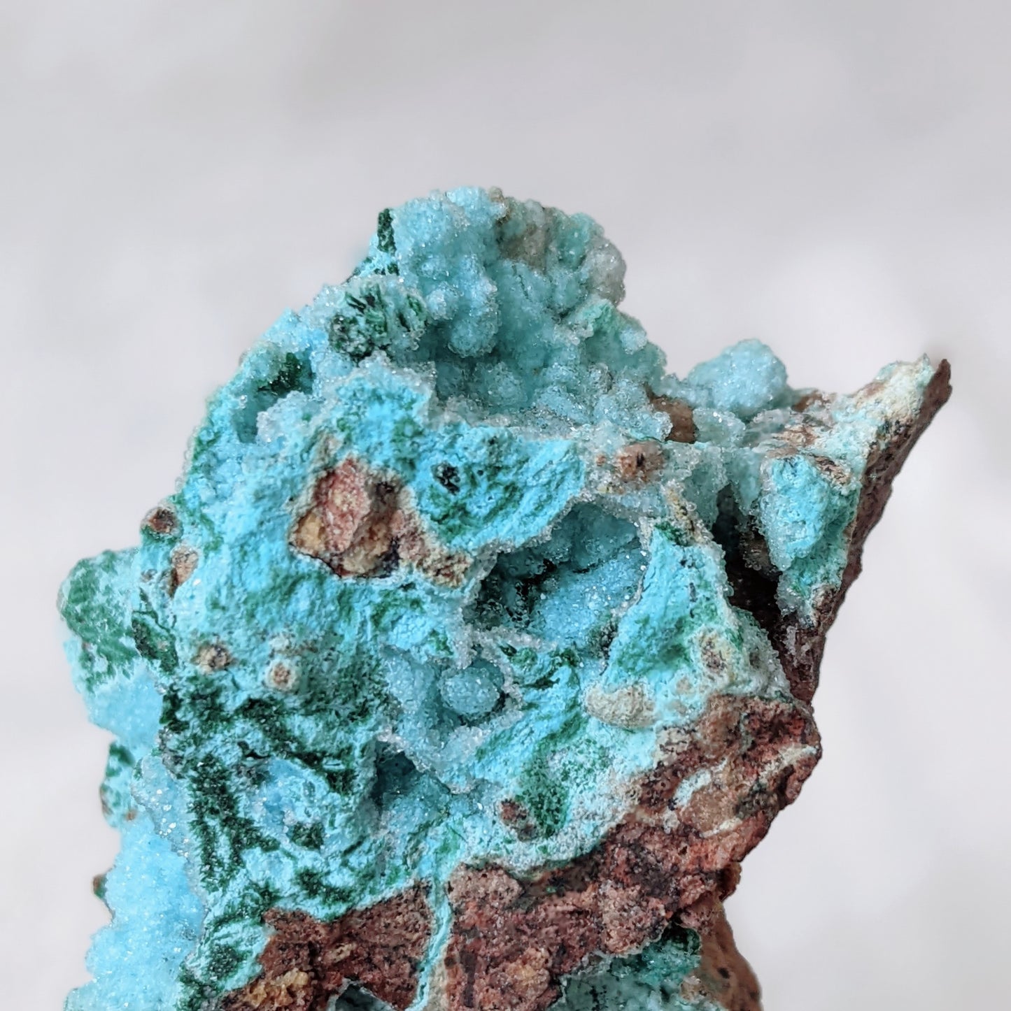 [CY02] Chrysocolla Malachite Dioptase and Quartz, Congo 剛果硅孔雀石翠銅石英共生