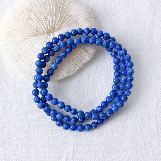 [MBLL15] Lapis Lazuli Mala 108beads 老礦青花紋青金石108顆珠串