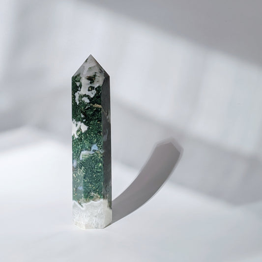 [MO01] Moss Agate Point 水草瑪瑙柱